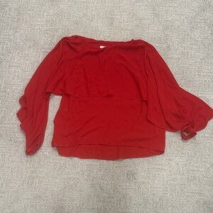 Jack by BB Dakota Vibrant Red Blouse